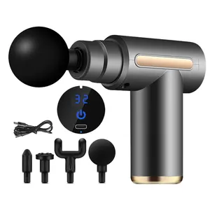 Mini Comfort Electric Fascia Massager, 1 Set Handheld Muscle Percussion Massage Machine, Body Muscle Relaxation & Stress Relief Massaging Tool, New Year & Winter Gift, Valentine's Day Gift