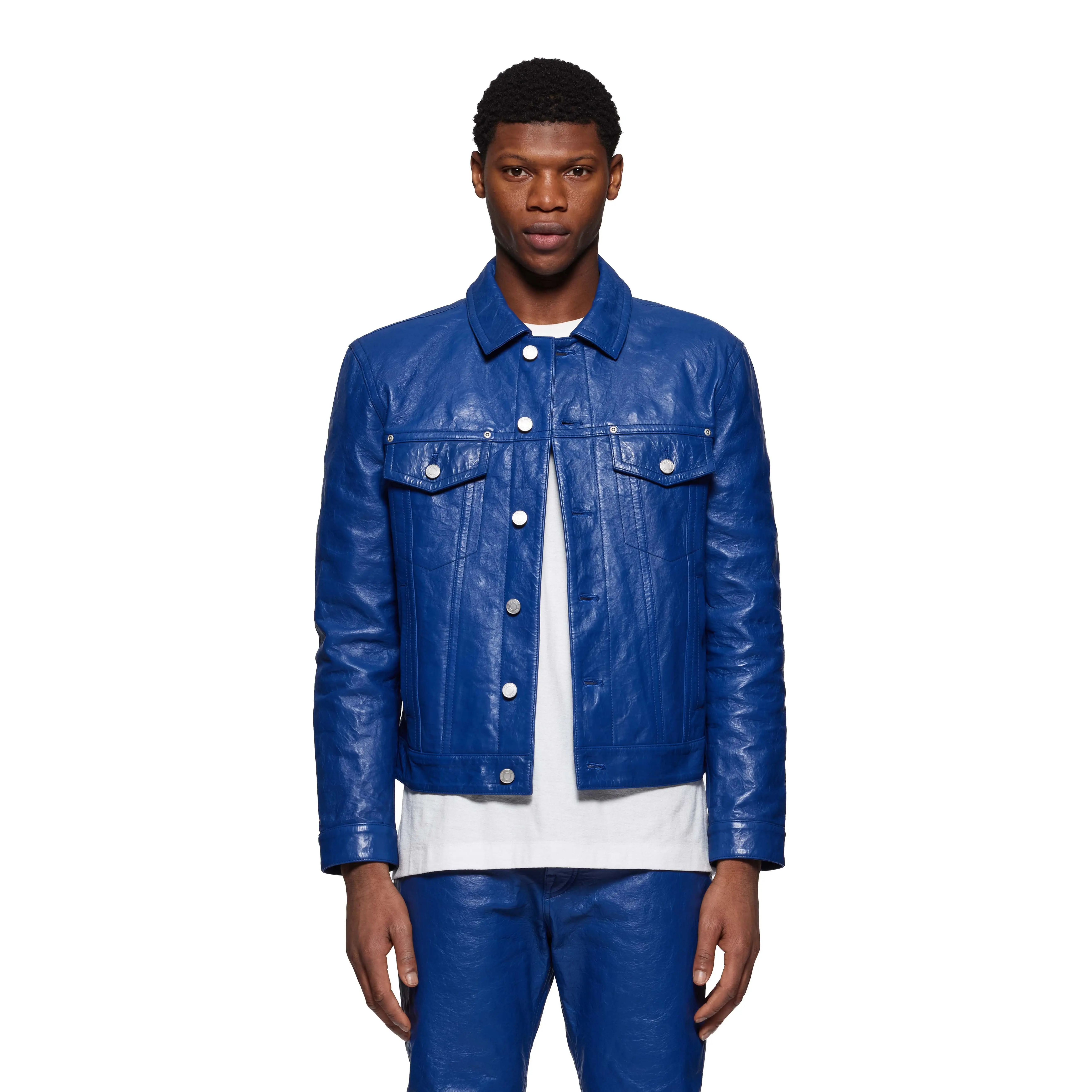 P028 Leather Trucker Jacket P028 Leather Trucker Jacket