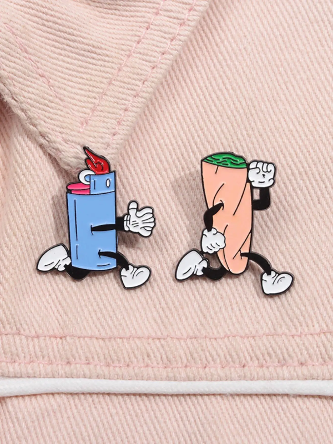 Cartoon Design Brooch, Cute Alloy Badge for Clothes & Hat & Backpack Decor, Fashion Accessories for Men & Women