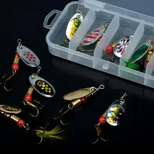 10pcs Spinners Bait Kit