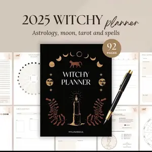 2025 Witchy Planner 2025-2026 monthly