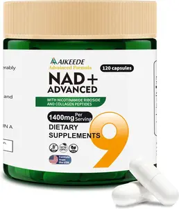 Liposomal NAD+ Supplements with Resveratrol, 1400mg Per Serving, 120 Capsules, Vitamin Supplement for Anti-Aging, Fatigue Relief, Immunity Enhancement