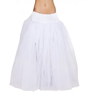 4554 - Full Length White Petticoat
