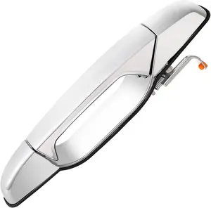 Exterior Chrome Door Handle Rear Right Passenger Side for         Chevy Silverado Suburban Tahoe Avalanche, GMC Sierra Yukon, Cadillac Escalade  ,