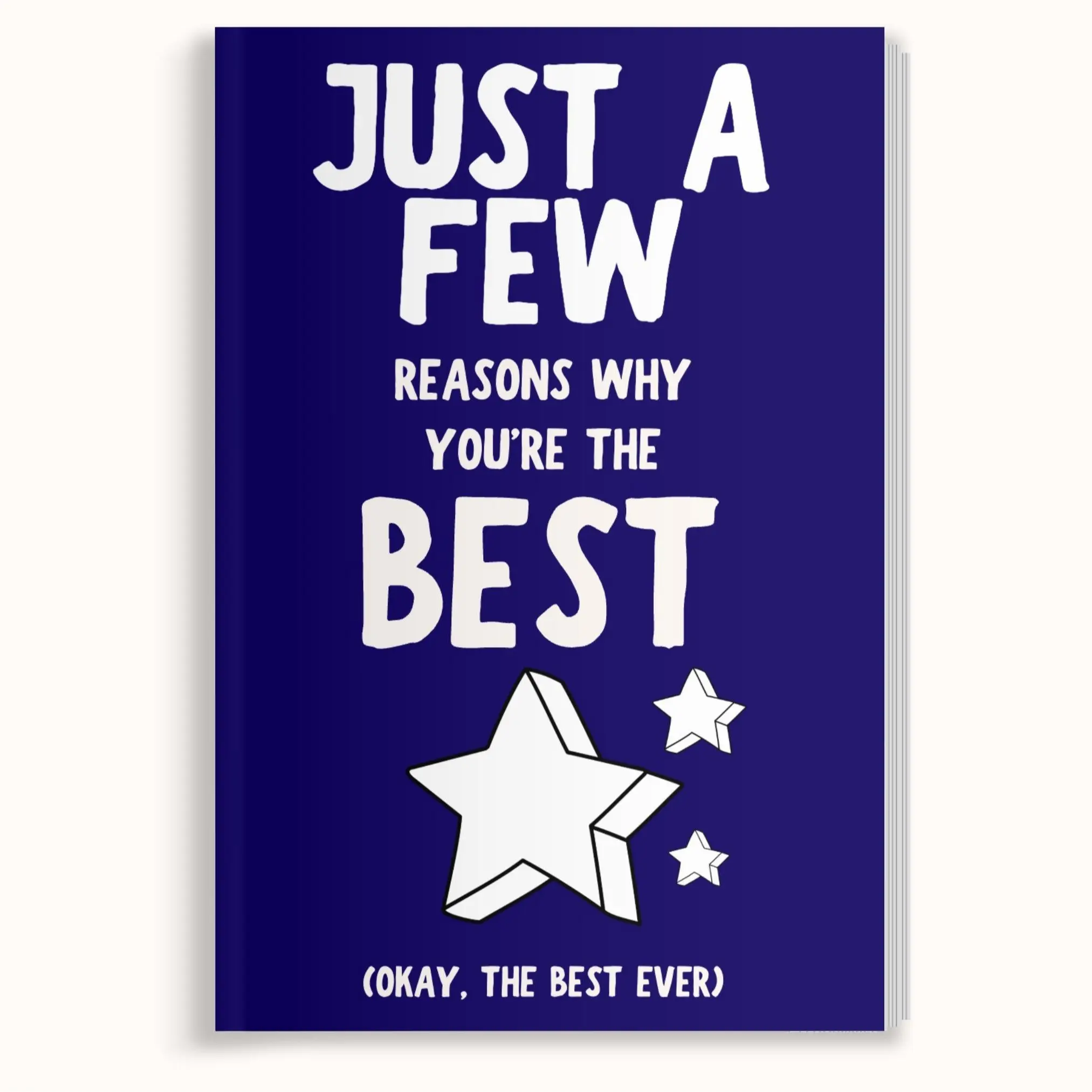 LARKINROAD Custom Gift Book - "Just A Few Reasons Why You're The Best" - Personalized Gift for Dad, Child, Partner, Sibling, Coworker, Step Dad
