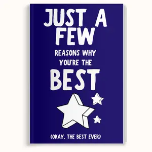 LARKINROAD Just A Few Reasons Why You're The Best (Okay The Best Ever) Custom Gift Book For Best Friend Sister Daughter Son Perfect For Christmas Stocking Stuffers And Personalized Gifts