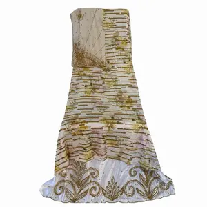 Golden Noor Dirac Set- 3pcs Unstitched Driya for Eid Celebration and Gathering with Elegant Embroidery