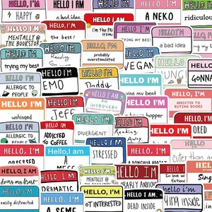 Creative Cartoon Pattern Sticker, 50/1000pcs Cute Decorative Sticker, DIY Wall Sticker for Phone Case, Computer, Guitar, Bag, Water Cup, Scrapbook, Diary Sticker