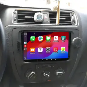 9" Android 14 Car Stereo for VW Jetta 2006–2015 | Wireless CarPlay & Android Auto, 2+32GB Touchscreen Radio, GPS, AHD Backup Camera, Mic