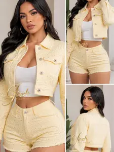 Angelica Rhinestone Jacket Top (Jacket Only)