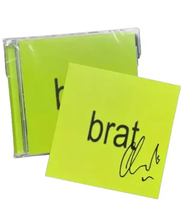Charli XCX Brat CD + Signed/Autographed Art Card