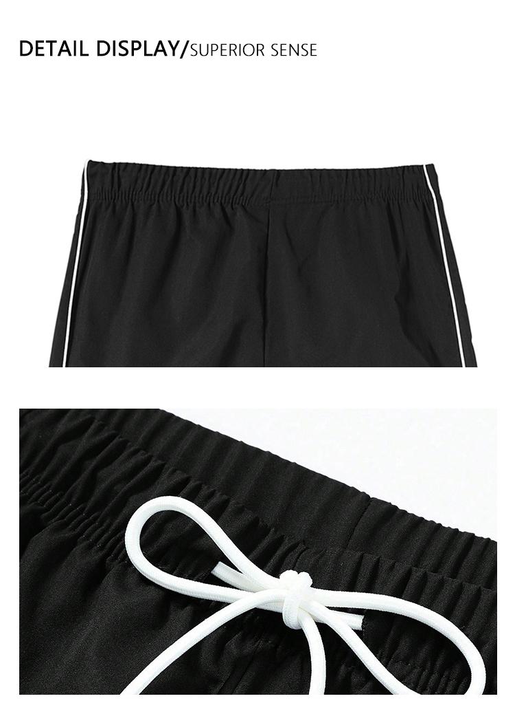 Men's Sports Pants Solid Color Drawstring Waist Loose Comfortable Fit Stripes Design Classic Fashion Athleisure Style for spring and autumn and Winter Daily Wear outdoors School Going Out,Casual Menswear,Please place an order according to size chart