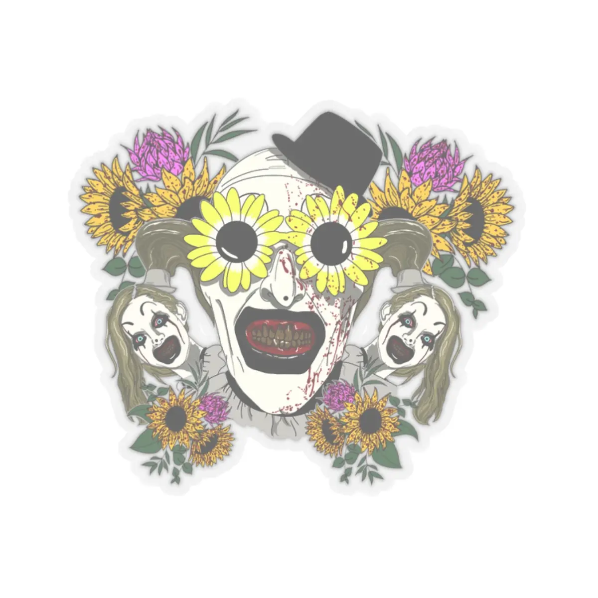 Terrifier 2 Kiss-Cut Stickers