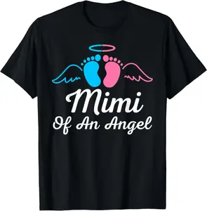 100% cotton Unisex Mimi of an Angel Baby National Pregnancy Infant Loss Love T-Shirt