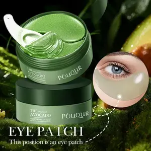 Avocado Moisturizing Eve bagMask,60pcs/setUnder Eye Mask, Eye Care Product for Dark EyeBags,Skin Care Gift Moisturizer HydratingComfort