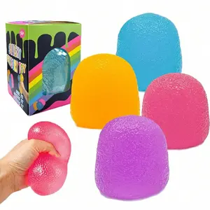 1/2/4pcs Squeeze Sugar Balls Stress Relief Toy, High Elasticity Texture Sensory Toy, Birthday Gift, Party Favors, Anxiety Relief, Classroom Reward