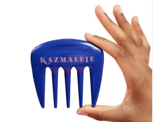 KAZMALEJE [cos•mol•o•gy] Kurls Plus Pick - Wet and Dry Hair Detangler for all Hair types _ Haircare Heatless