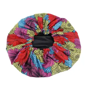 Colorful african print bonnet