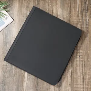 (12PCS )12-Pocket Toploader Card Binders PU Zipper Card Collection Album