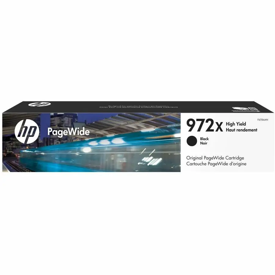 HP 972X High Yield Black Original PageWide Cartridge F6T84AN, Original Ink