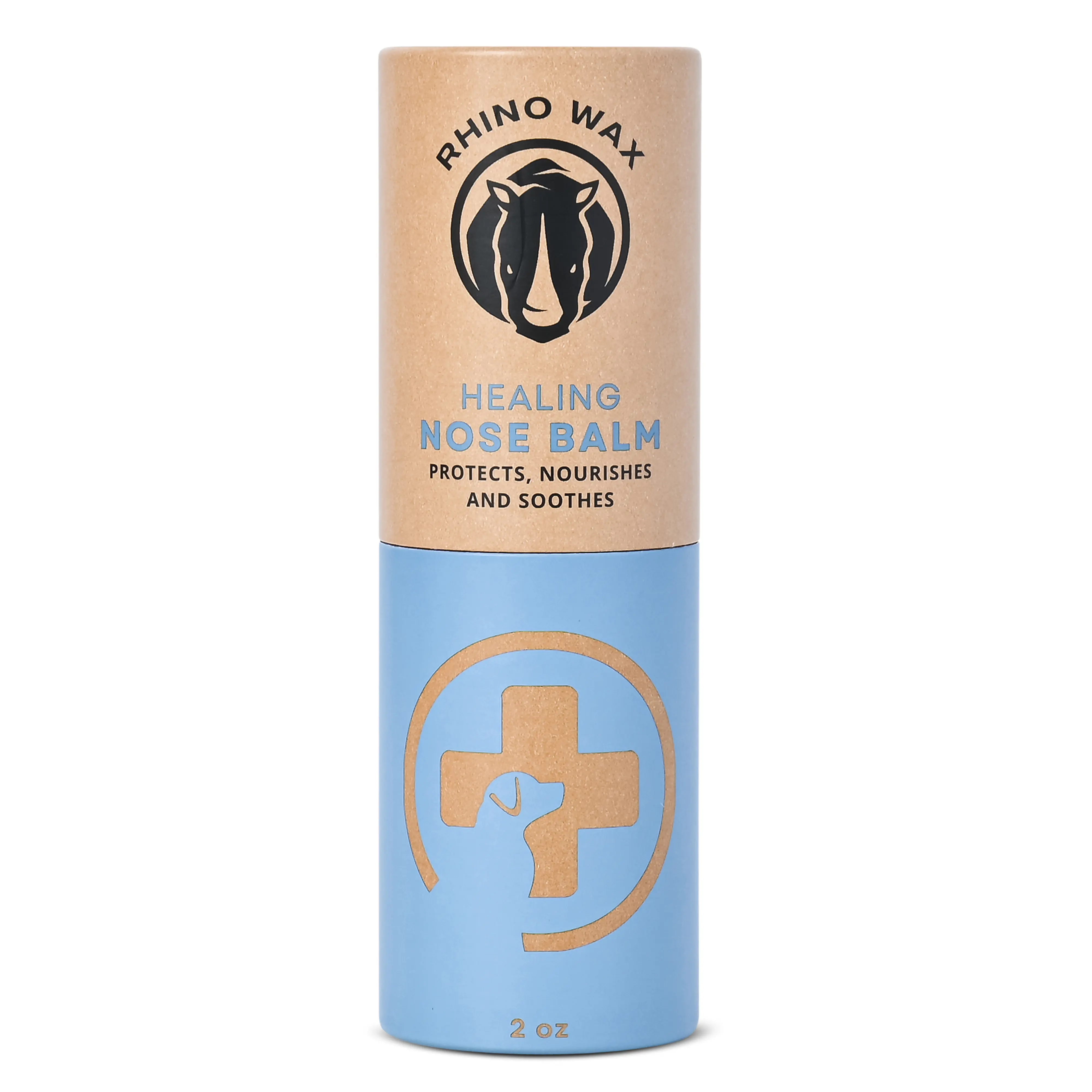 Rhino Wax - Healing Dog Nose Balm 2oz - Natural Snout Soother for Dogs - For Dry, Cracked, Irritated Noses - 100% Natural Ingredients - Lick-Safe