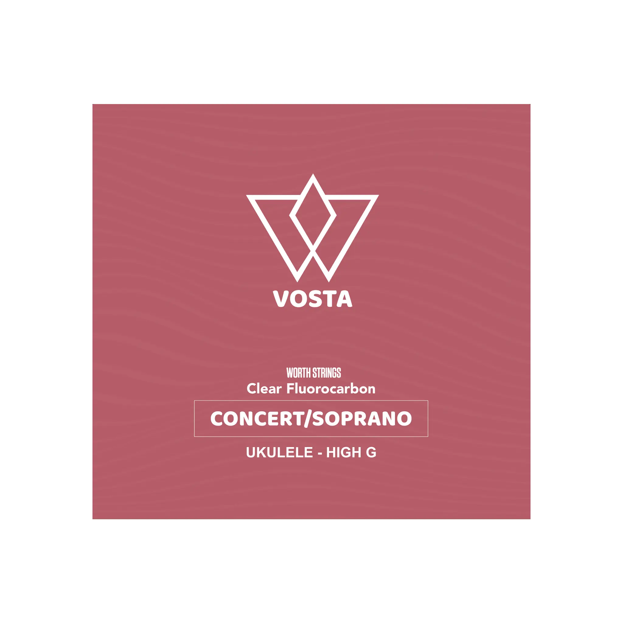Worth Clear by Vosta Fluorocarbon Soprano/Concert Ukulele Strings - High G