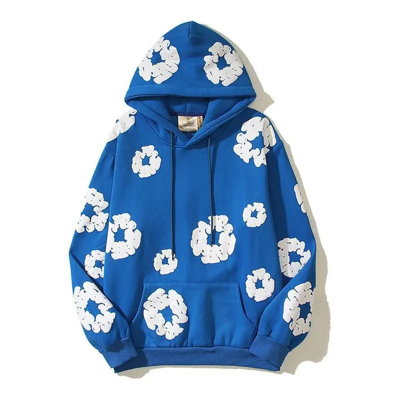 Foam hoodie【Blue】