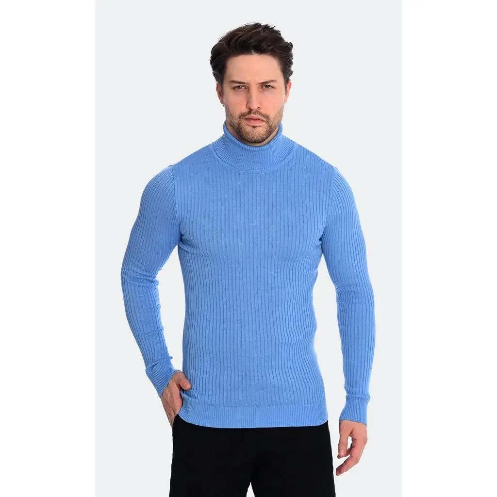 Light Blue Turtleneck