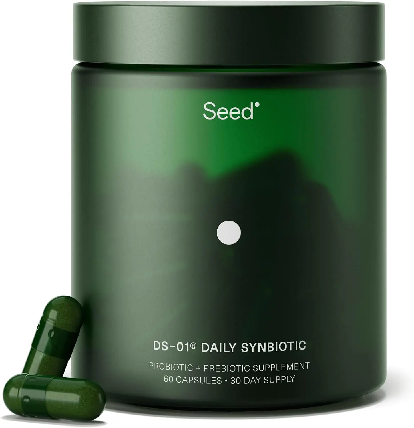 DS-01 Daily Synbiotic - Adult Probiotic + Prebiotic - 30-Days with Jar | 24 Probiotics + Prebiotic - Digestive & Gut Health - Bloating & Gas Relief - Improves Regularity - Vegan Capsules