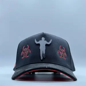 Gorra snapback chino antrax el virus nunca  muere vicera de gamuza top quality