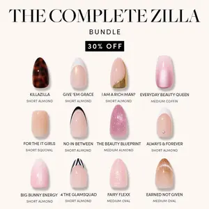 GLAMNETIC X GLAMZILLA: GLAMSQUAD FOREVER Press On Nail Full Collection