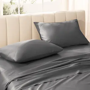 Bare Home Organic Cotton Sateen Pillowcase Set