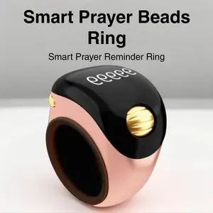 Smart Counting Ring Silent Counter, Oled HD Screen, Type-C Fast Charging, Adjustable Size, Portable Faith Accessory