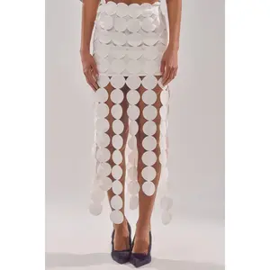 ROYALTY CIRCLE CUT OUT MAXI SKIRT