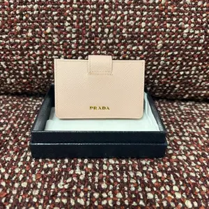 Pre-owned PRADA leather Mini Bags pink mini cardholder