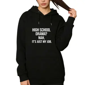 Perfect Hoodie for Professionals - Bold Work Drama Text Graphic Long Sleeve