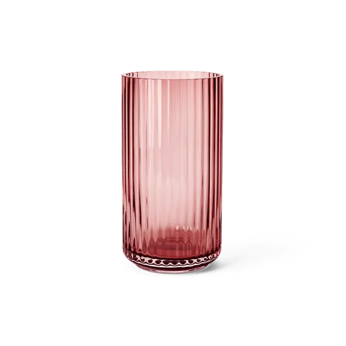 Lyngby Porcelæn Vase, Burgundy