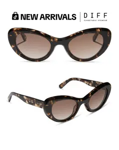 DIFF Zaria Designer Cat Eye Sunglasses for Women