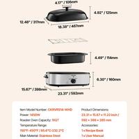 20QT Electric Roasting Pan