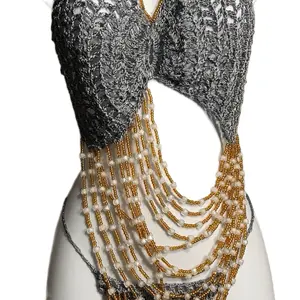 Handmade 2024 Collection Women's Secret Lingerie - Sexy and Comfy - Comfort, Womenswear Basic - Minimalist Comfortable Party Love Elegance Crochet Spaghetti Strap