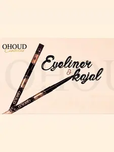 Smoke Matte Eyeliner and Kajal by OHOUD COSMETICS