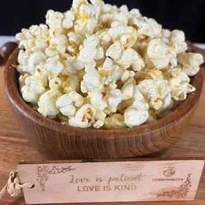 Fresh Popped Avocado Oil and Popcorn w/ Pink Himalayan Salt Snack