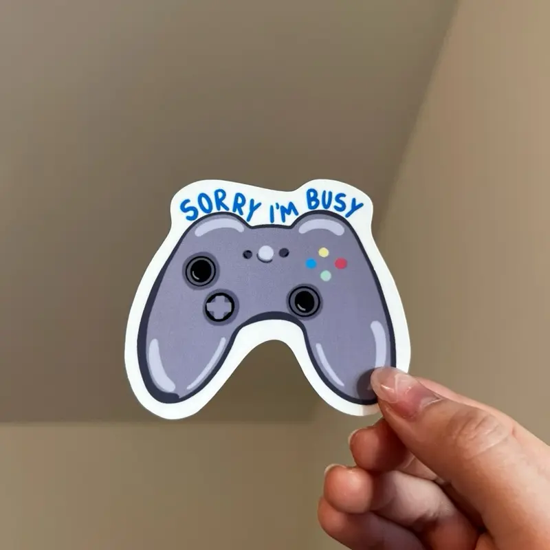 SORRY I’M BUSY - Game Controller Sticker