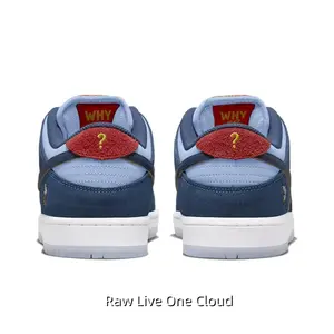 Unique Question Mark Heel Skate Sneakers Two Tone Navy Blue Suede Panel Lace Up Closure Clear Transparent Outsole Streetwear Fashion Footwear