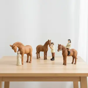 Perfect equestrian-themed decorations and heartwarming gifts. These sculptures are ideal for horse lovers, animal enthusiasts, or anyone who appreciates beautiful decor, and they perfectly capture the warm emotional bond between humans and horses.