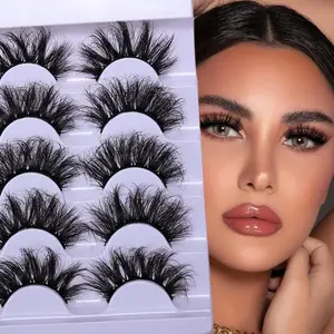 Natural False Eyelashes, 5 Pairs Fluffy Curling Faux Cluster Lashes, Volumized False Eyelashes for Women and Girls Eye Makeup Enhancement, Cosmetic, Soft Cluster Lashes