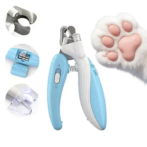 2-in-1 Cat Nail Clippers – Safe, Precision, Non-Slip Grip for Cats, Dogs & Rabbits, Professional Grooming Kit at Home, No Stress Trimming
