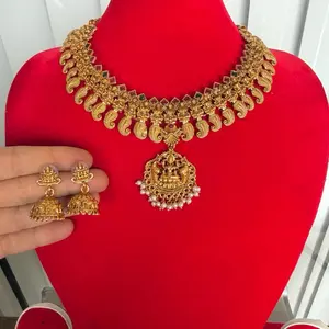 Brass Jewelry with earrings. New design ready to wear.