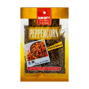 HUNSTY Sichuan Peppercorns 100g - Whole Dried Hua Jiao for Authentic Chinese Cooking, Spice Rubs, and Infused Oils