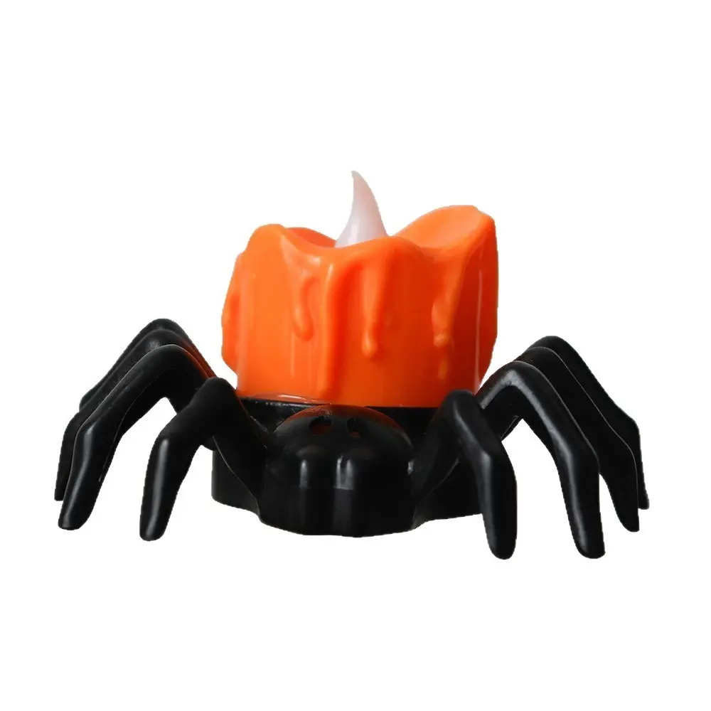 1PC Halloween Spider Light, Party Spider LED Candle, Nightlight, Decorative Prop, 1pc Halloween Decoration, Festive Atmosphere
